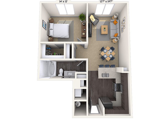 Meeting floor plan