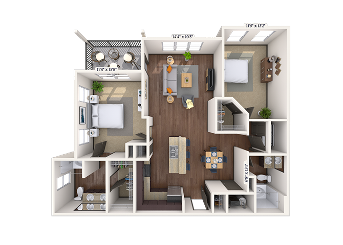 Luxe floor plan