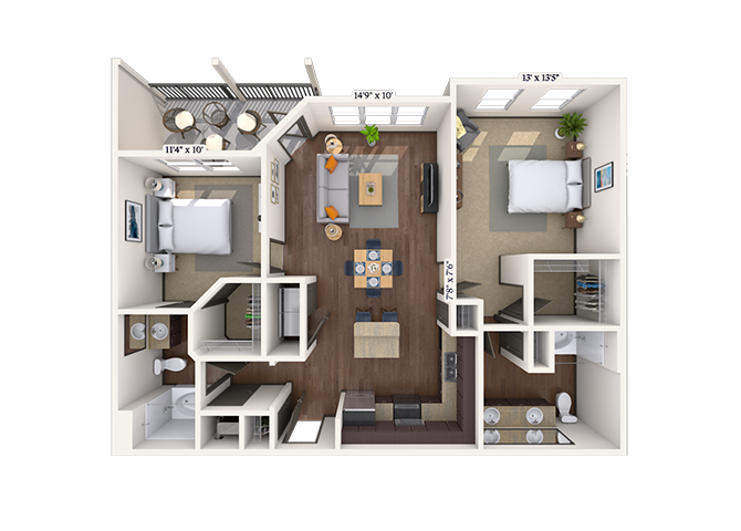 Whitaker floor plan