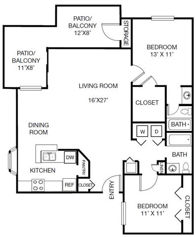 B3  Sycamore floor plan
