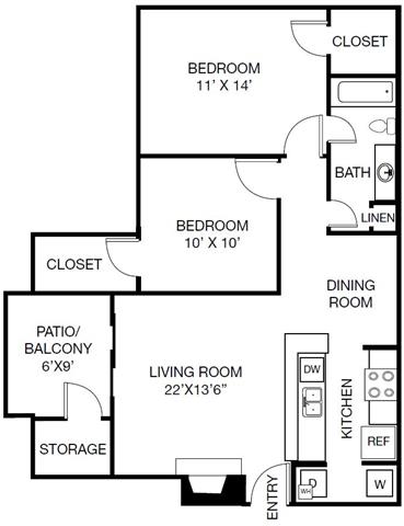 B1  Sugarberry floor plan