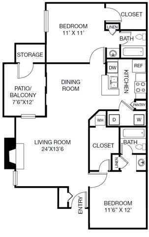 B2  Redbay floor plan