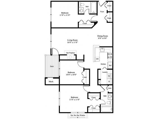 C1 - The Magnolia floor plan