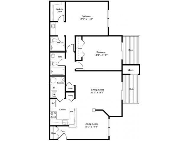 B3 - The Poplar floor plan
