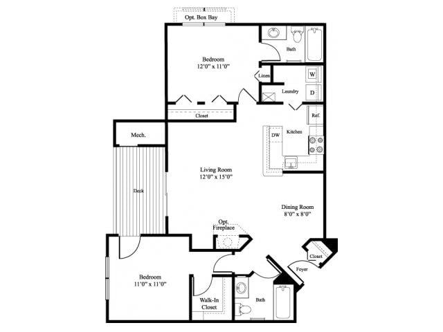 B1 - The Willow floor plan