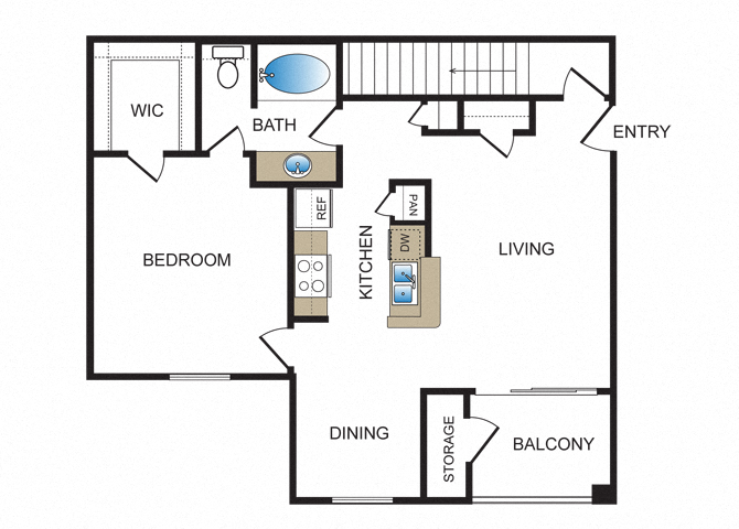 Suite A Floorplan