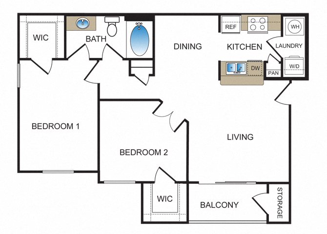 Suite A Floorplan