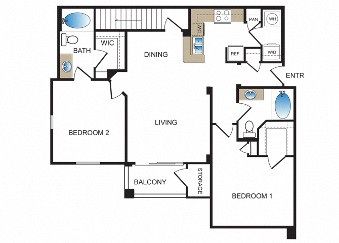 Suite A Floorplan