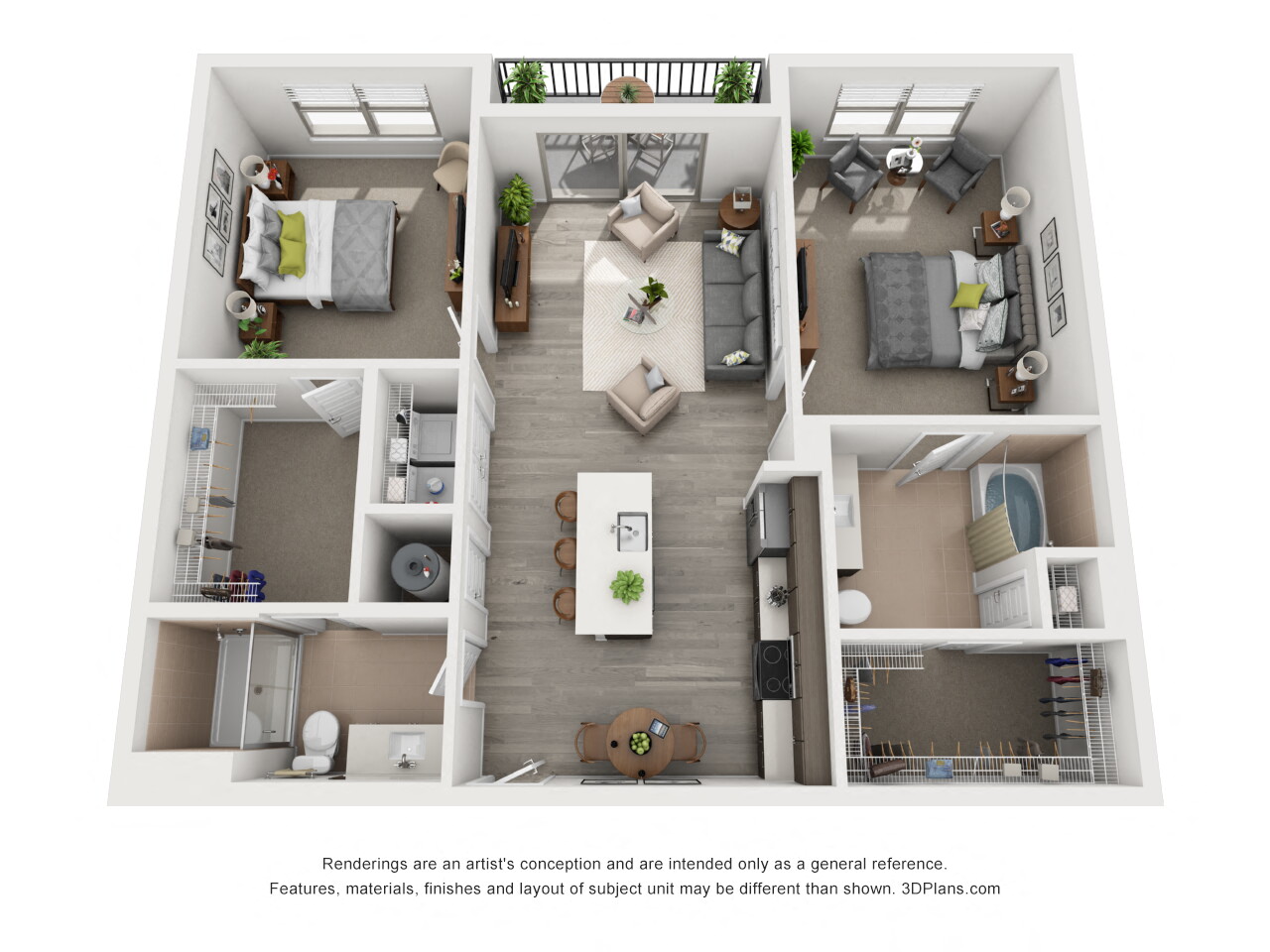 Floor Plans of Centric Gateway in Charlotte, NC