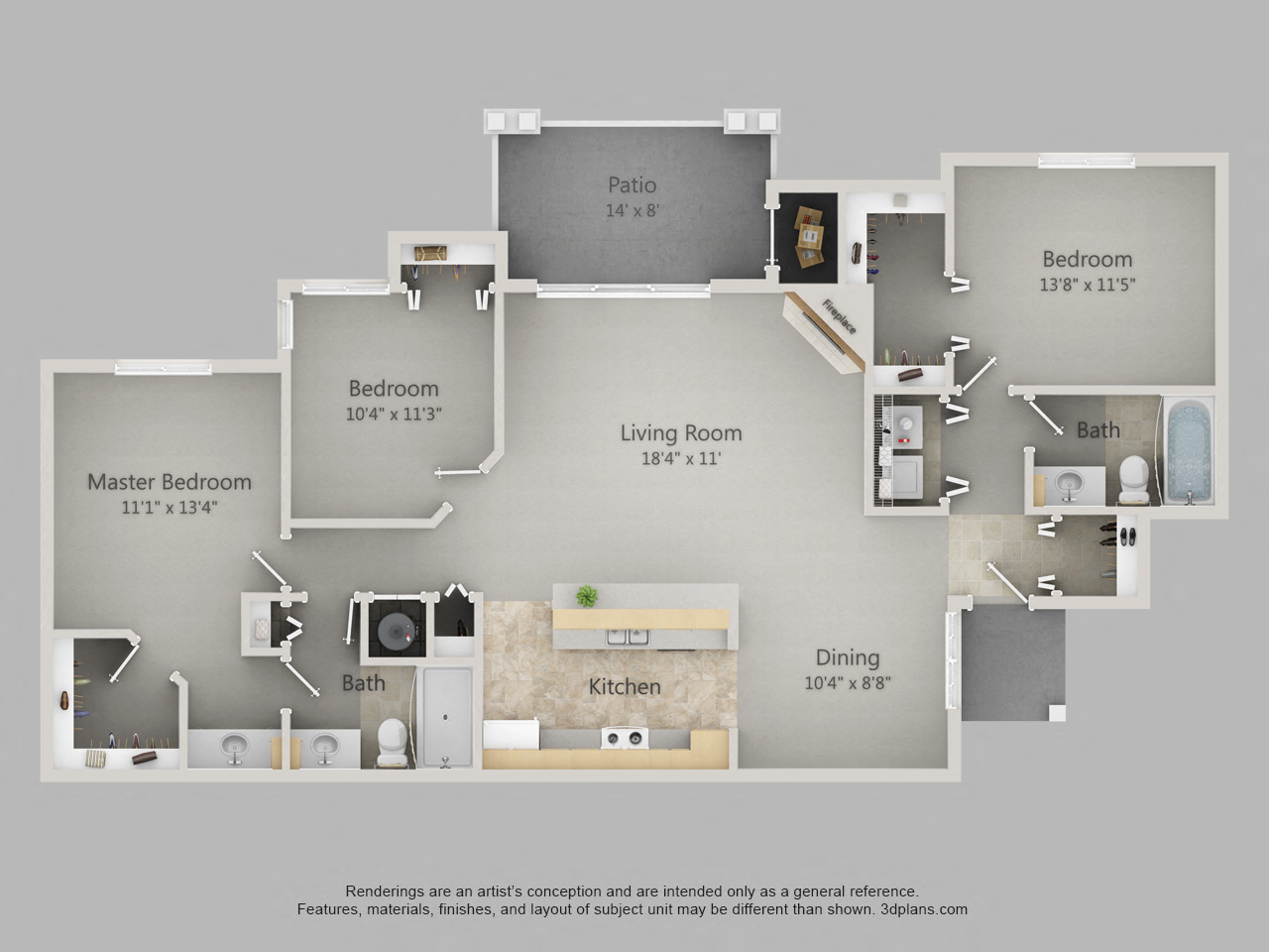 Floor Plans of Windsor Oaks in Fort Wayne, IN