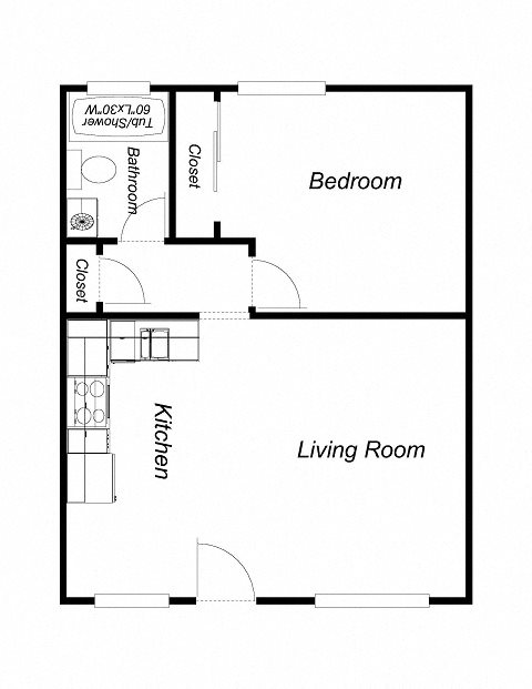 Floor Plans of Preda Apartments in San Leandro, CA