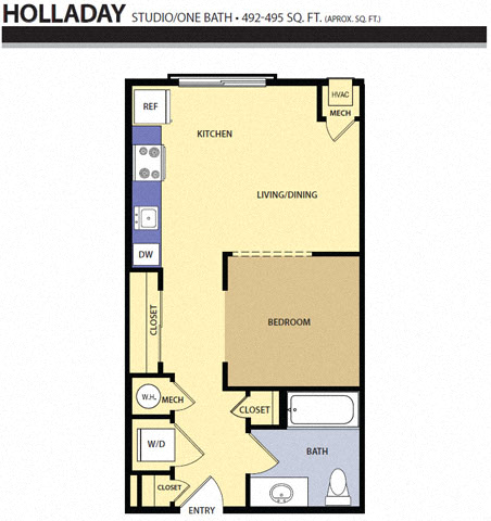 Suite A Floorplan