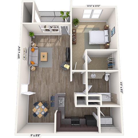 11C floor plan