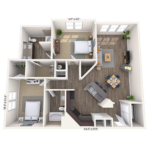 The Vanderbilt floor plan