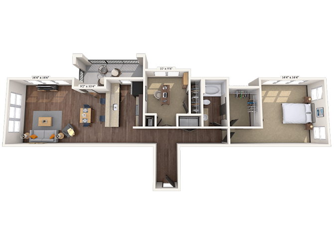 Farmhouse floor plan