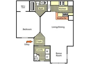 One Bedroom One Bath
