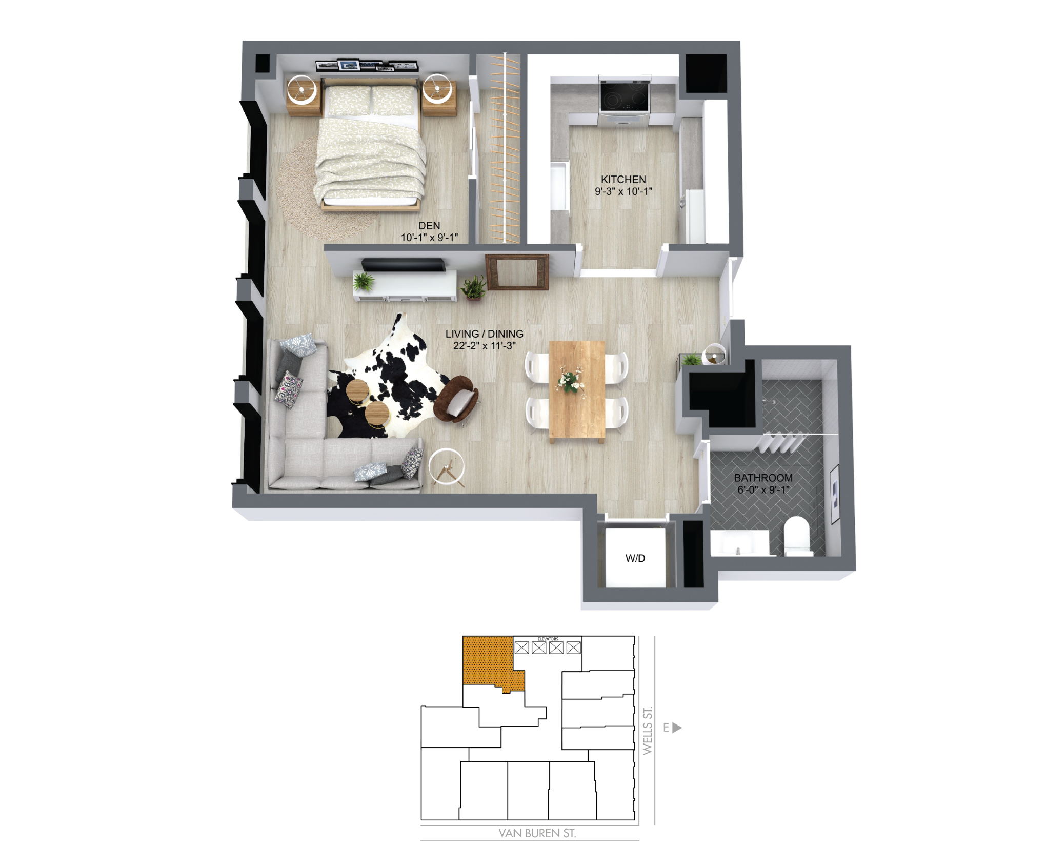 Unit 1512 floor plan