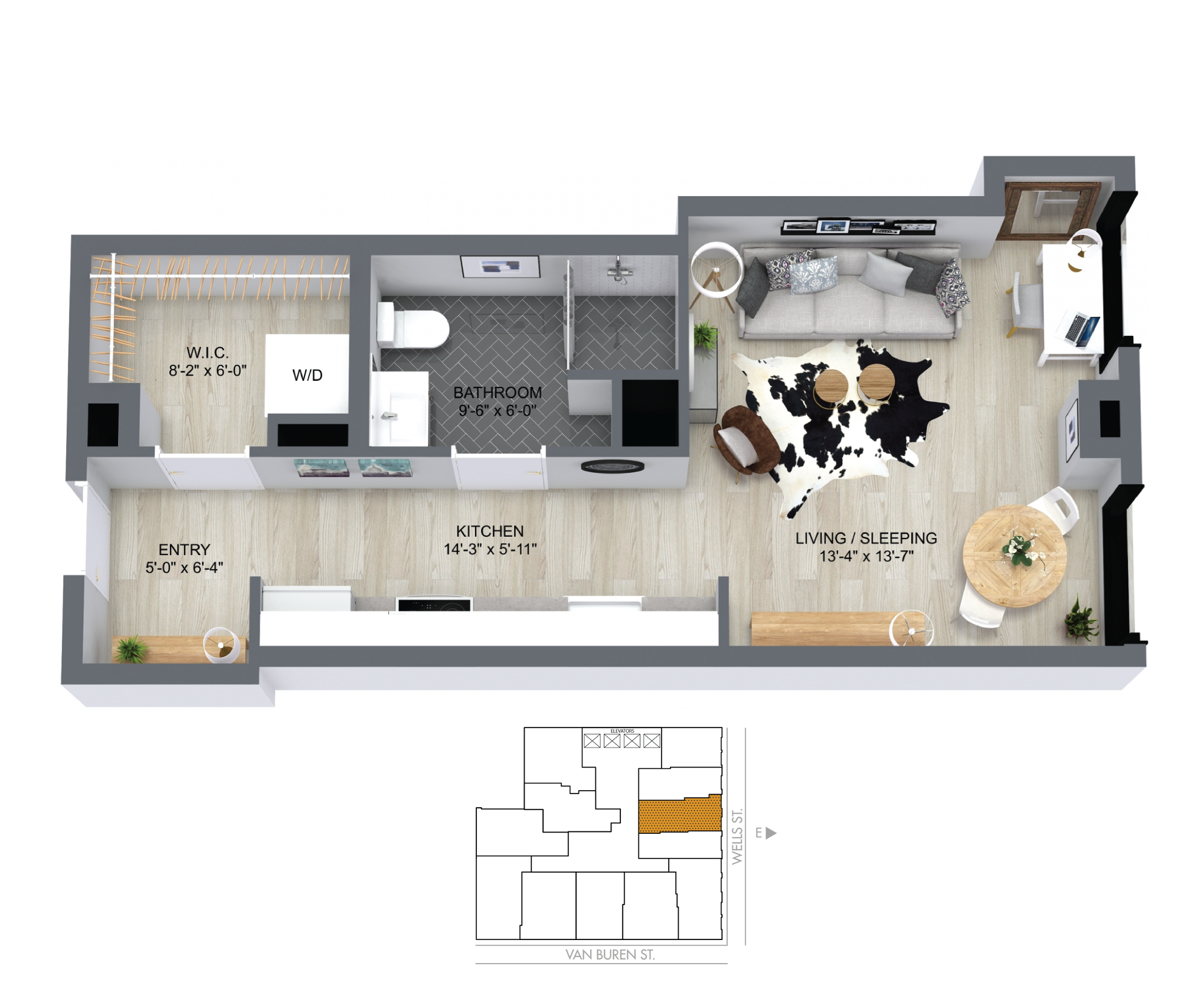 Unit 1503 floor plan
