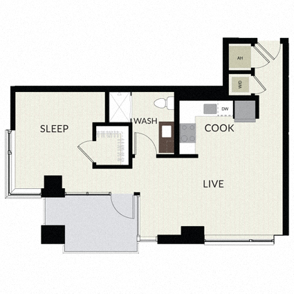 Floorplan image of unit 0900