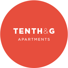 Tenth and G Apartments Logo Design at 10th and G Apartments in San Diego, CA