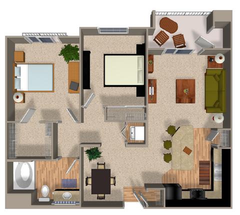 One & Two-Bedroom Apartments in La Mesa, CA