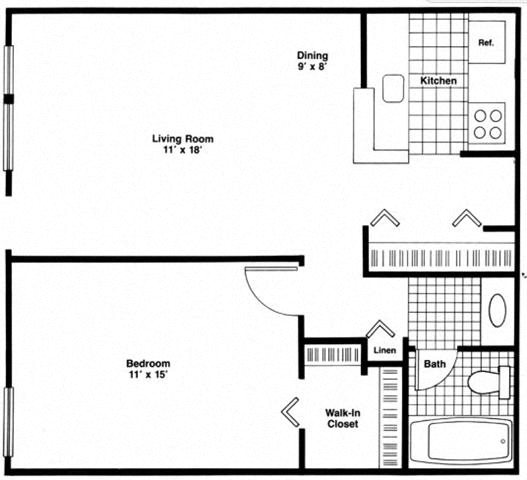 Floor Plans of Village On The Park in Southgate, MI