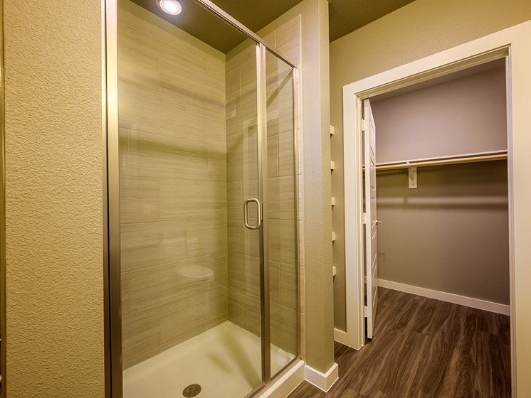 Large Bathroom with Standing Shower