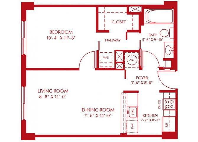 Suite A Floorplan