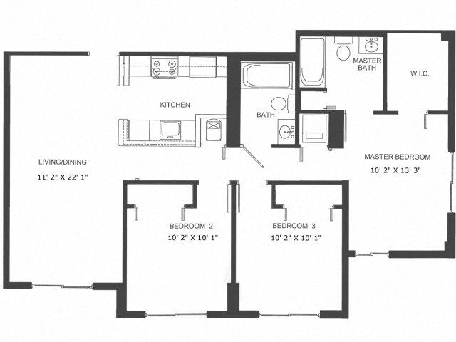 Suite A Floorplan