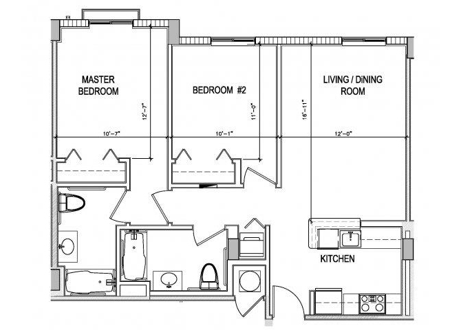 Suite A Floorplan