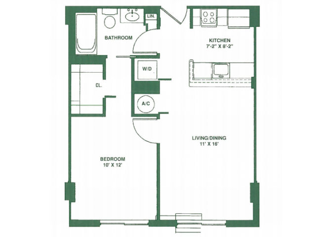 Suite A Floorplan