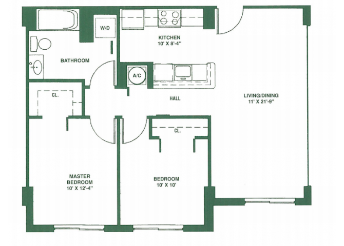 Suite A Floorplan