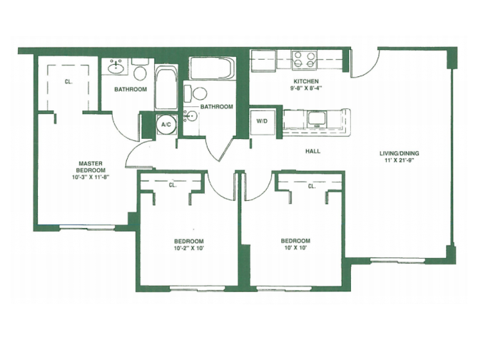 Suite A Floorplan