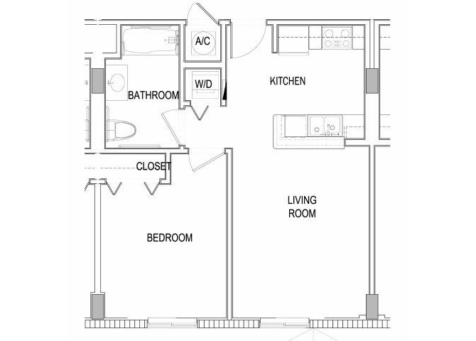 Suite A Floorplan