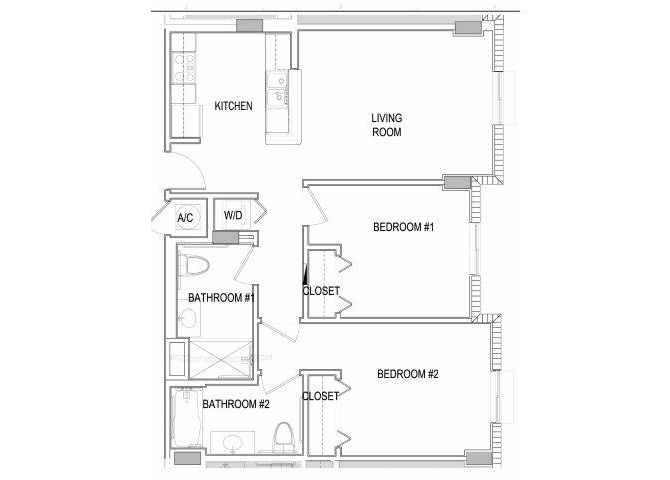 Suite A Floorplan