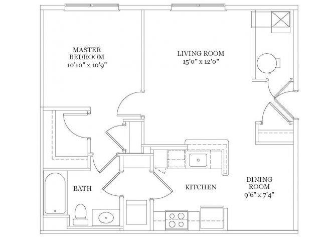 Suite A Floorplan