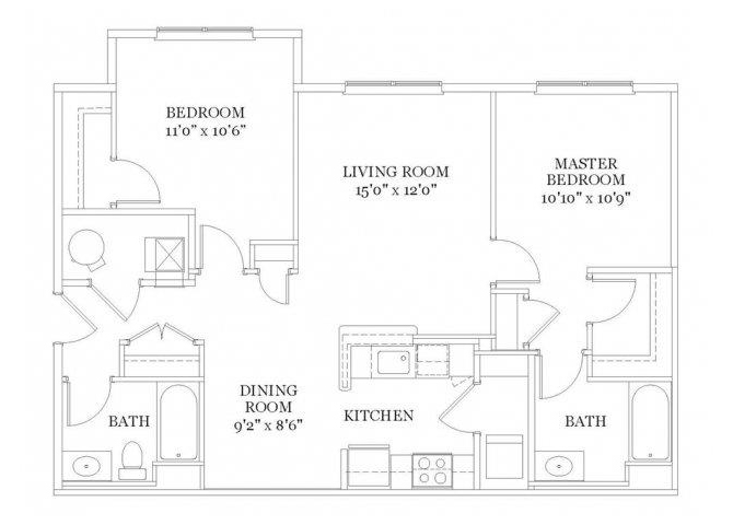 Suite A Floorplan