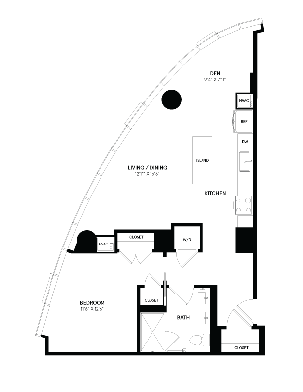 Unit 1201 floor plan
