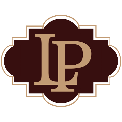 Capital letters "L" and "P"