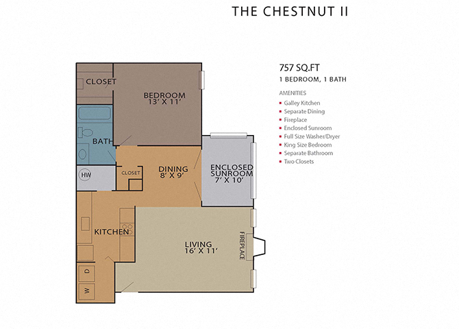 The Chestnut II - SV floor plan