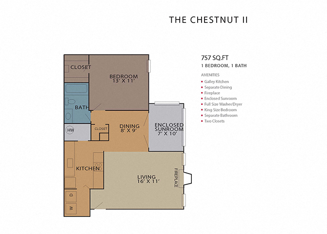 The Chestnut II floor plan