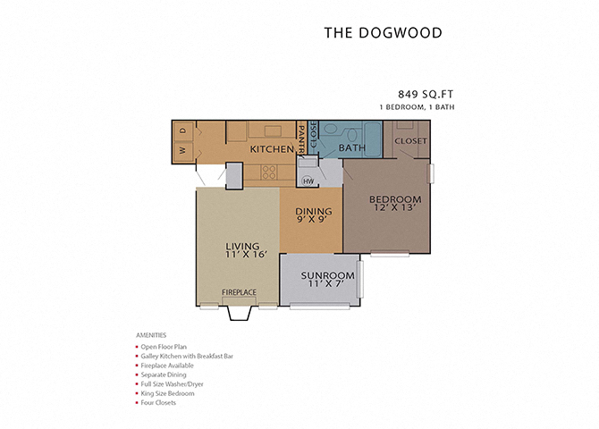 The Dogwood floor plan