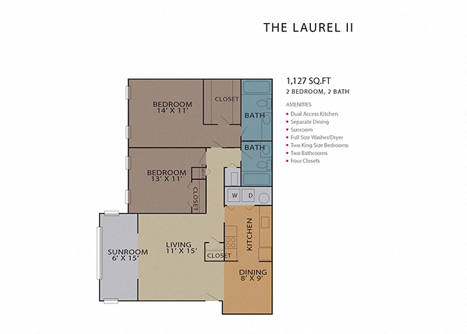 The Laurel II floor plan