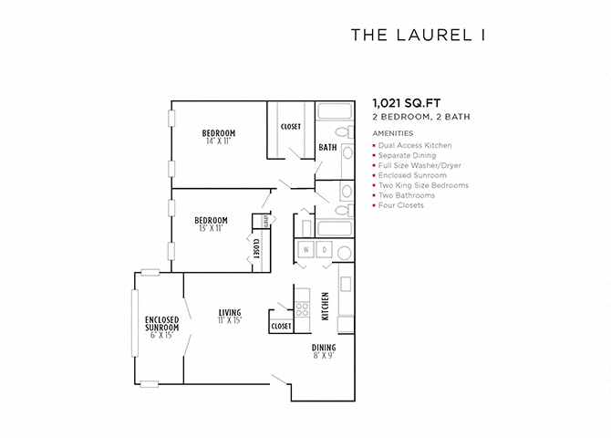 The Laurel I floor plan