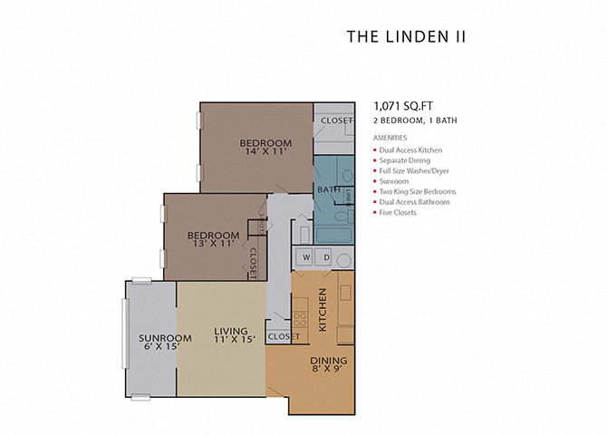 The Linden II floor plan