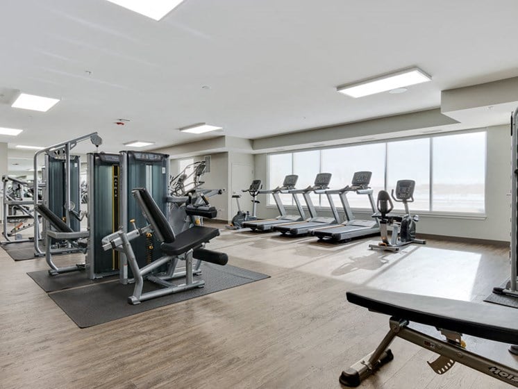 24-Hour Fitness Center With Free Weights at Arden of Oak Brook, Illinois 60181