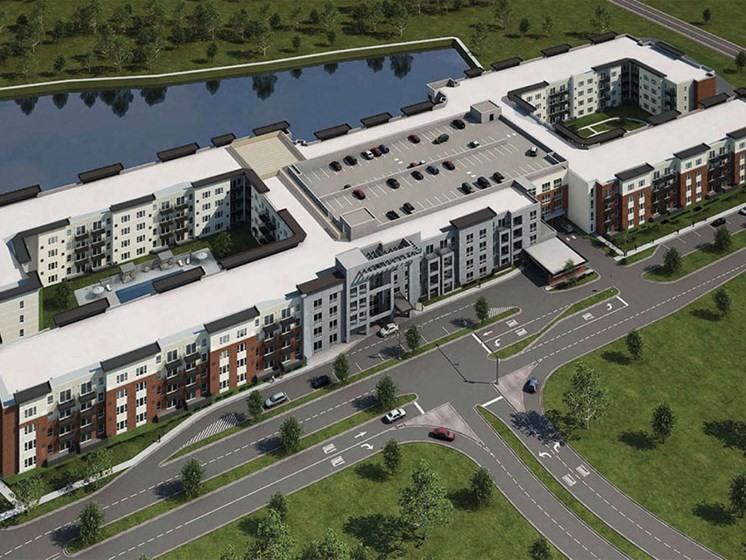 Rendering Aerial View Of Property at Arden of Oak Brook, Illinois