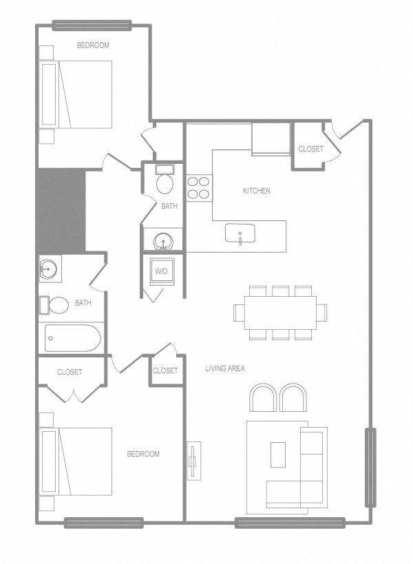LW Two Bedroom E