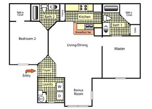 Two Bedroom Two Bath