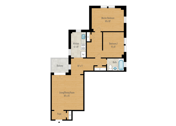 2 Bedroom Image